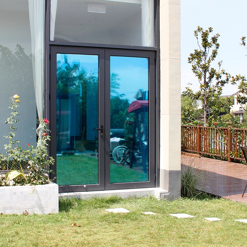 Sunice Blue&amp;Silver Reflective Window Film One Way Mirrored Privacy Decorative Glass Decor Heat Control Anti-UV Summer USE