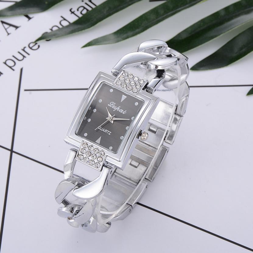Lvpai Brand Rose Gold Women Luxury Watches Girls Quartz Watch Bracelet Watch Ladies Crystal Round relogio feminino #D