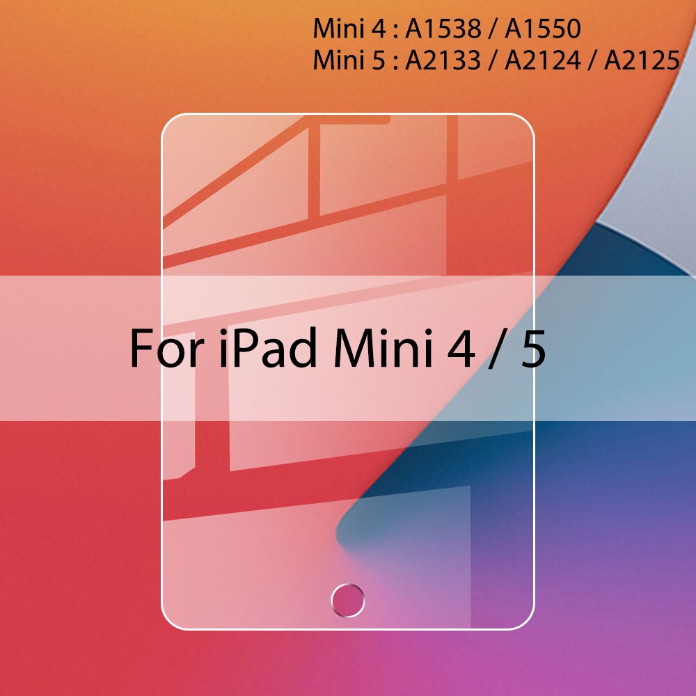 Osłona ekranu dla Ipad Air 5 4 2022 Pro 11 2020 9.7 Cal szkło hartowane dla Ipad 10.2 Mini 6 3 2 6th 5th Gen hartowane: For ipad Mini 4 5