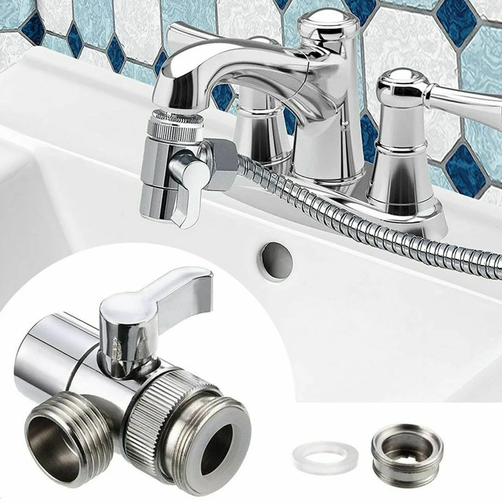 Kichen Accessoires Ventielomstelling Kraanomstelling 3-weg Bidet Doucheconnector Omstelling Kraanadapter voor toilet