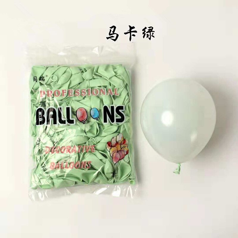 10 stuks /5 inch kleurrijke macaron latex ballon snoepkleurige ballon bruiloft verjaardag feestdecoratie ballon: 06