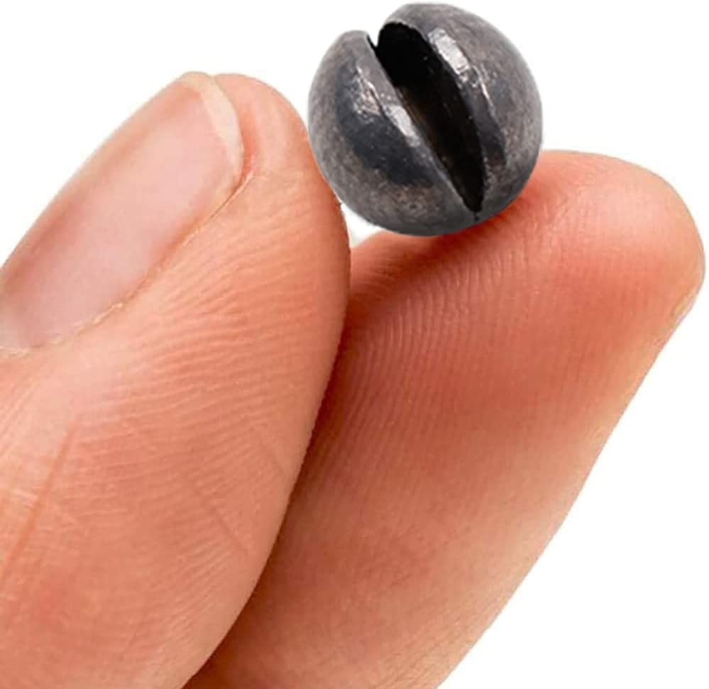 50pcs Round Split Shot Sinker Removable Fishing Weight Sinkers 1B-6B Fishing Accessories Equipment