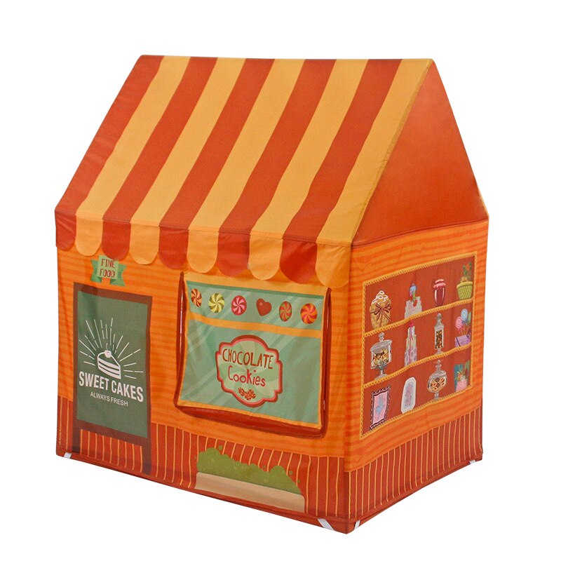 Tenda dei bambini Pieghevole Portatile Tenda Indoor Outdoor Principessa Castello di Giocattolo Da Dessert Casa Della Ragazza del Ragazzo Gioco del Gioco Casa Regali Di Compleanno: ZP104B