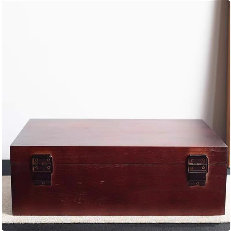 Wooden Deep Color Desktop Boxes, Large Store Wood Jewelry Storage