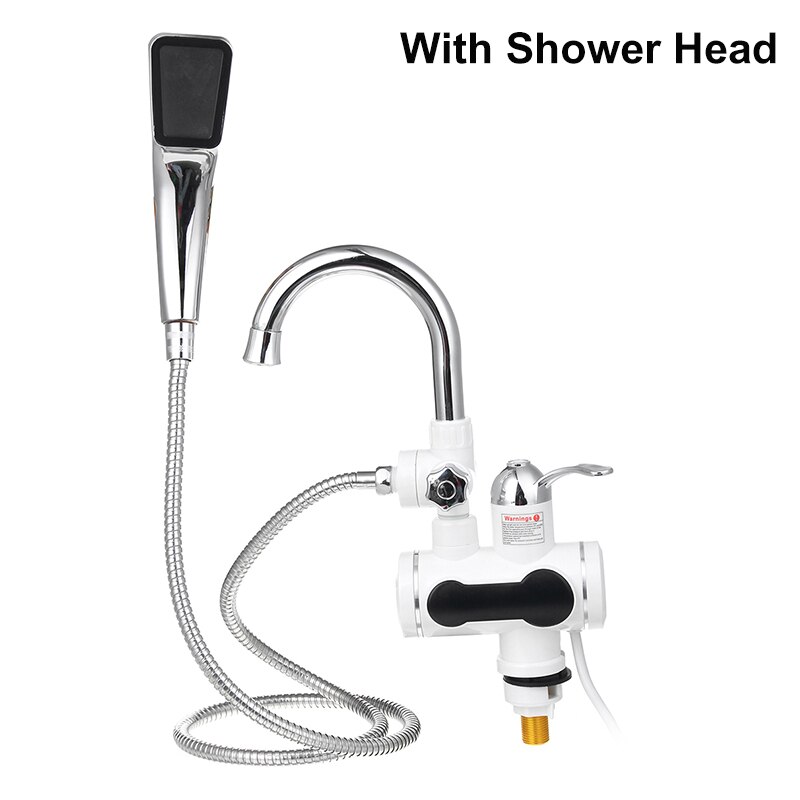 3000W Onmiddellijke Elektrische Douche Boiler Kraan 3S Quick Verwarming 360 ° Draaibare Keuken Heater Tap Dubbele isolatie & Veilig: Style B