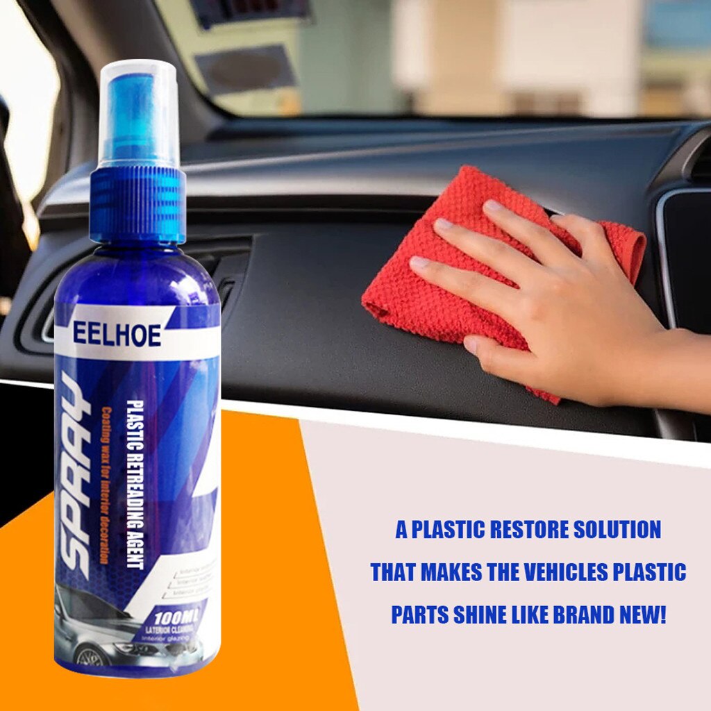 1pc 100mlretreading Coating Paste Maintenance Car Cleaner Plastic Parts Retreading Agent Automotive Interior Plastic Part #Y1