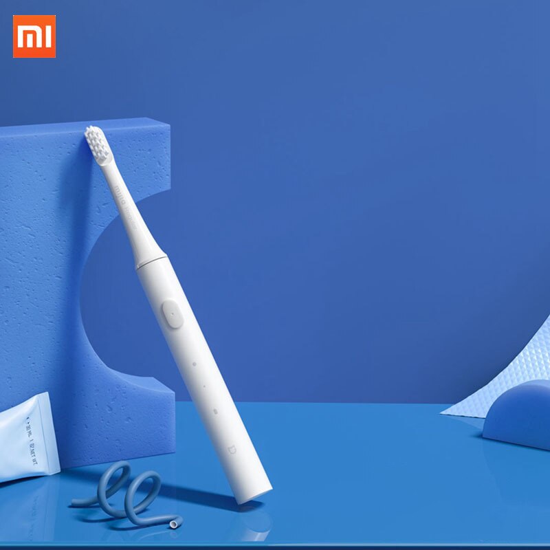 XIAOMI MIJIA Sonic Electric Toothbrush T100 IPX7 Waterproof Rechargeable Toothbrush Adult Ultrasonic Automatic Tooth Brush