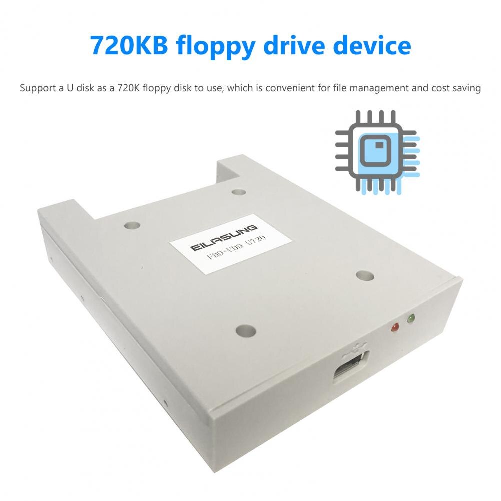Durable Useful 720KB Floppy to USB Emulator Lightweight FDD Emulator Internal for CNC Machine Tool