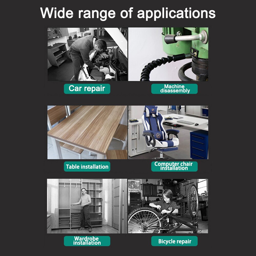 Flexible Shaft Drill Bit Extension Holder Link for Electronic Drill Hex Screwdriver Soft Shafts Driver Extend Rod Impact Tool