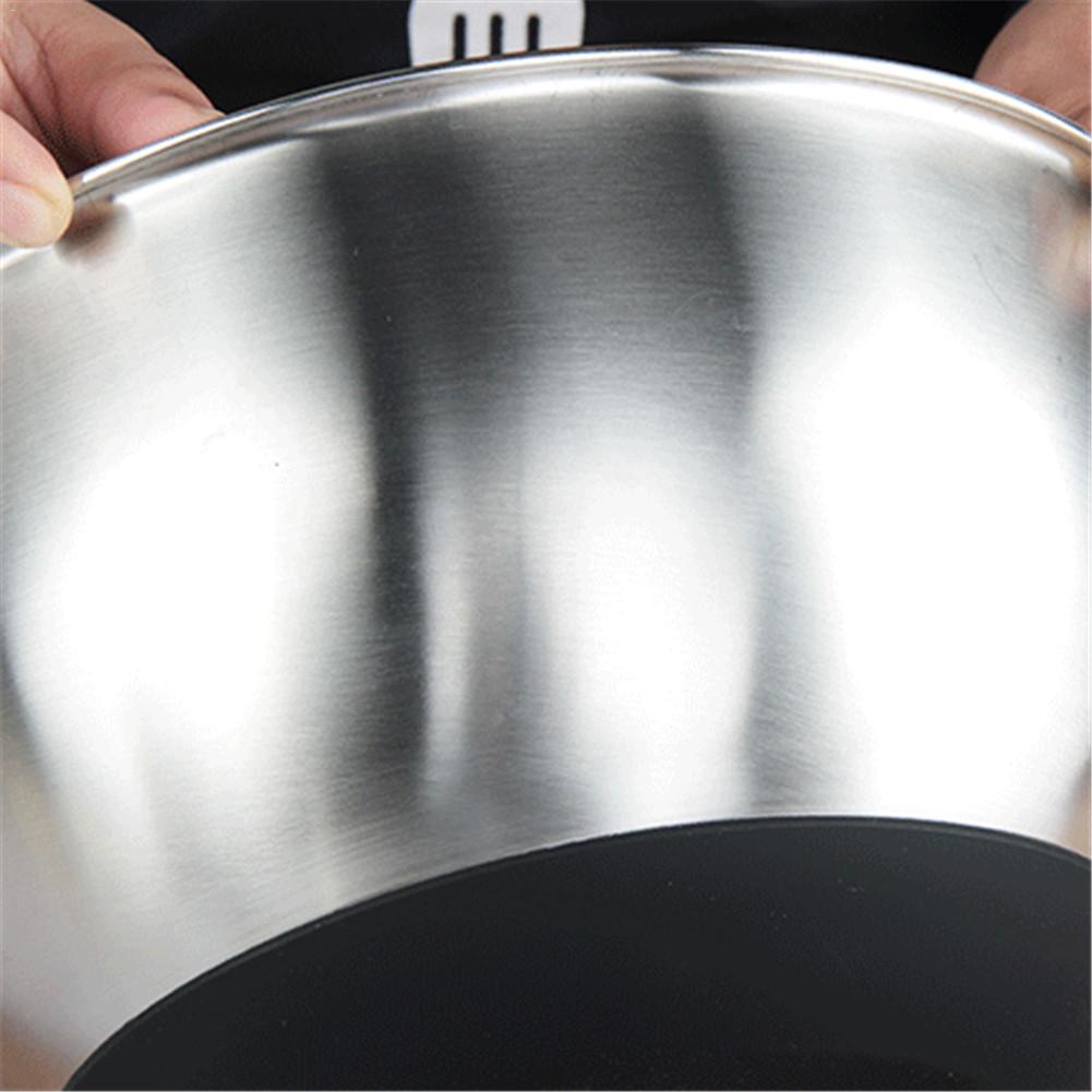 3 types Stainless Steel Mixing Bowl with Ergonomic Non-Slip Silicone Base Kitchenware Kitchen Cooking Baking Salad