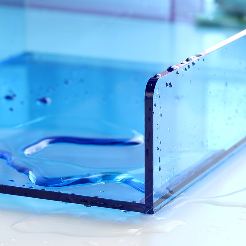 single colorful crystal strong sturdy file storage transparent acrylic magazine file tray