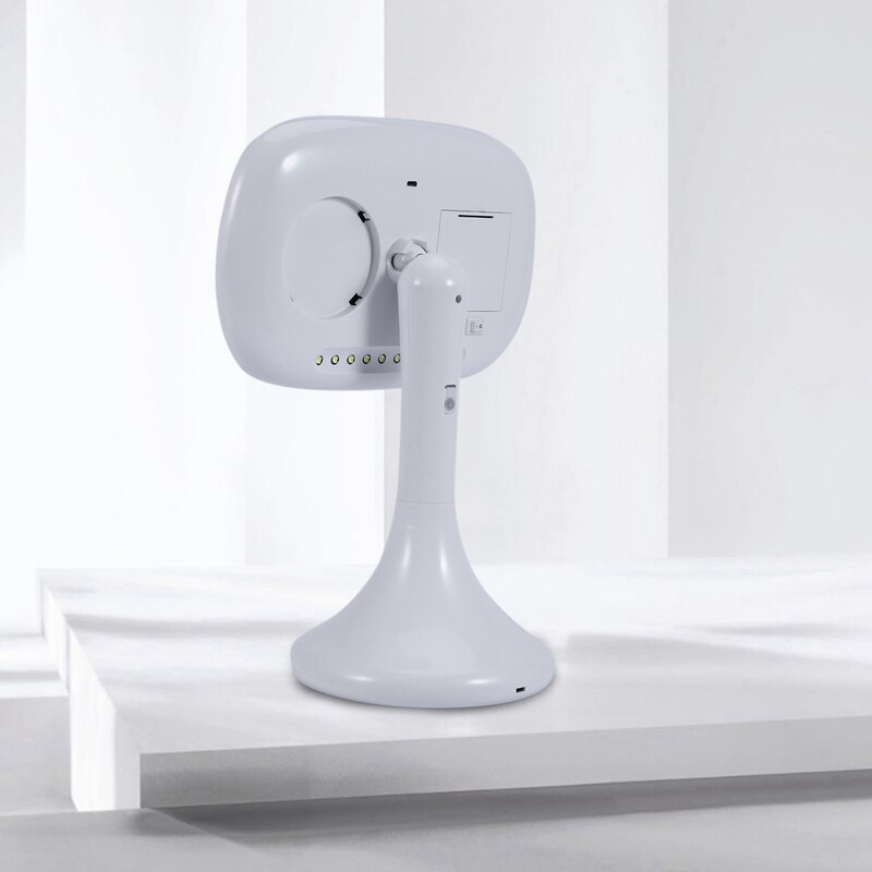 Led verlichte make-upspiegel, hydraterende spray, oplaadbare kaptafelspiegel, bureaulamp, touchscreen tafelcosmetische spiegel