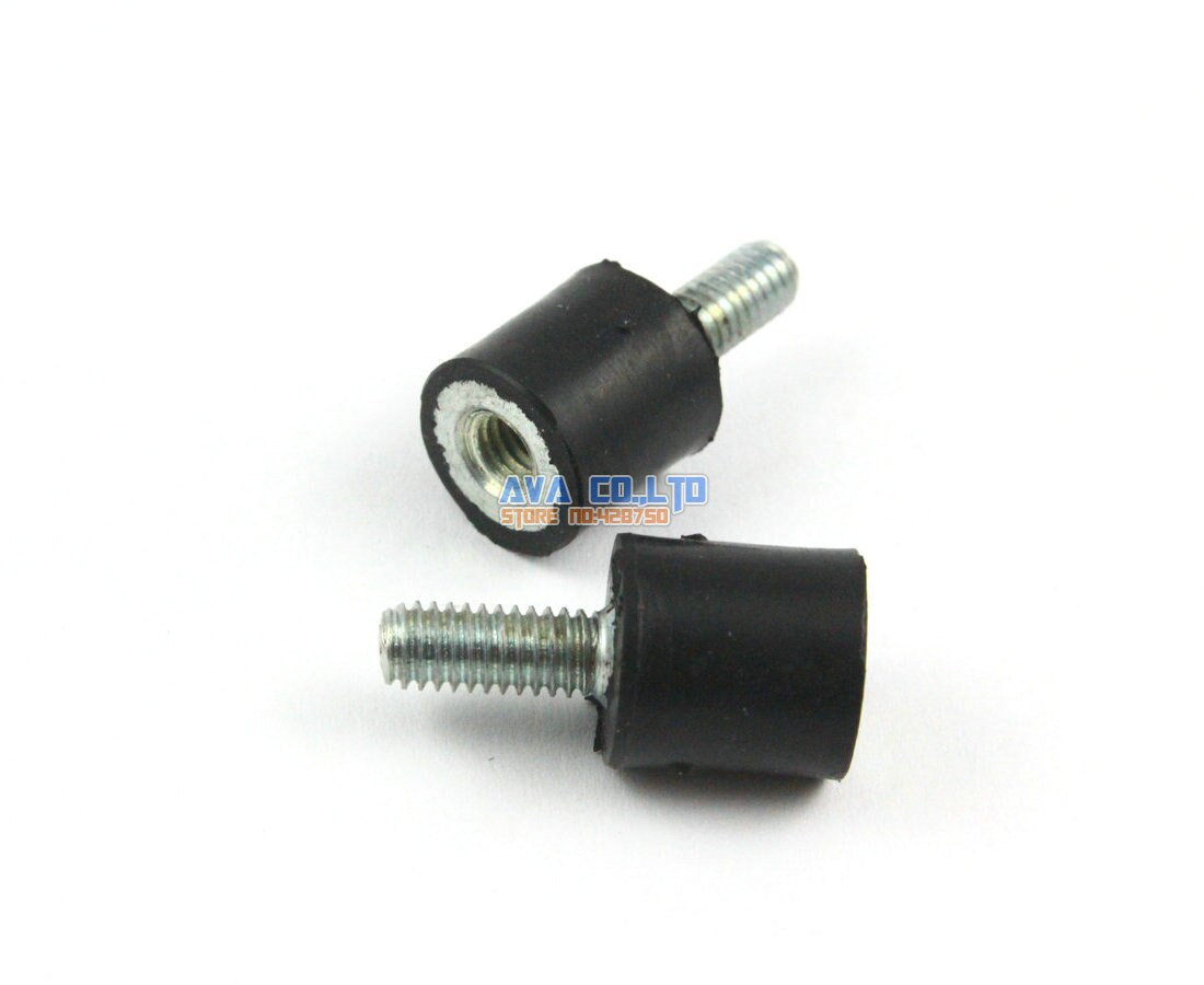 15 Stuks 10*10mm Body M4 * 10mm Mannelijke Vrouwelijke Rubber Anti Vibration Mount Spoel Isolator