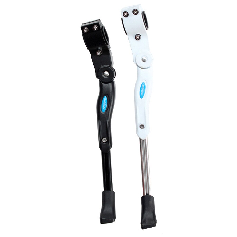 40# Universal Adjustable Aluminum Alloy Mtb Road Bike Bicycle Side Kickstand Kick Stand Black/white Bike Bicycle Accessories