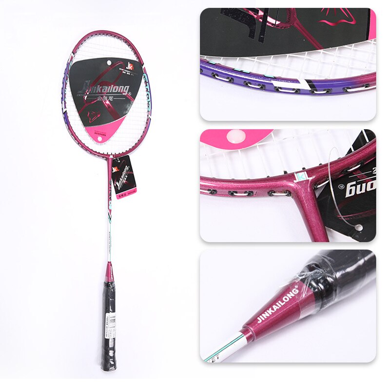 2022 Badminton Racket Carbon-aluminum Integrated Set For Children And Adults Competition Training Two Badminton Rackets -40