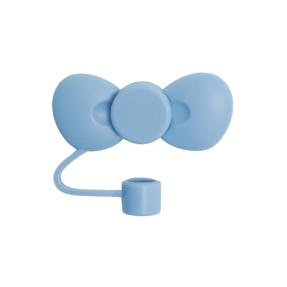 Mooie Boog stro covers cap Toppers Voor stanley 30 & 40 02 Tumbler Cup Herbruikbare Leuke siliconen stro Tips Deksels Bescherm covers: Donker Kaki
