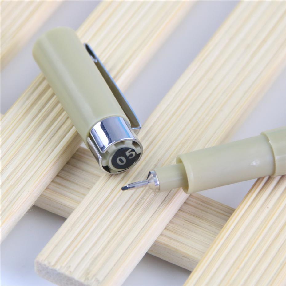 1 pc bærbar tegning ultra finne linjepenn Gud kjemisk resistent pennemaling: 05