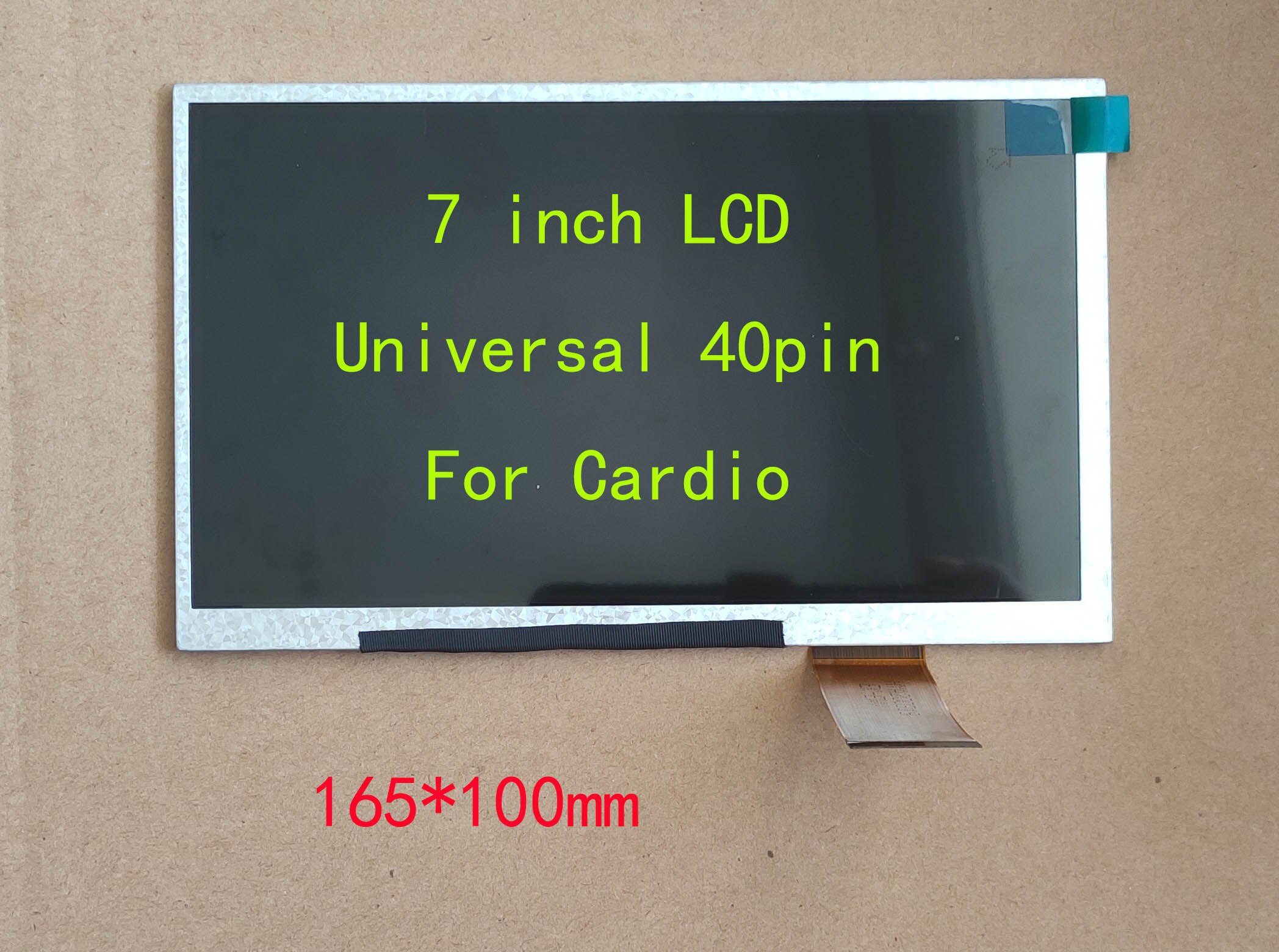 Pantalla LCD de 7 pulgadas para navegación de coche Universal, 40 Pines, 1024x600, con pantalla táctil capacitiva, 165x100mm, ultrafina, 3,5 MM, GT911, 6 pines