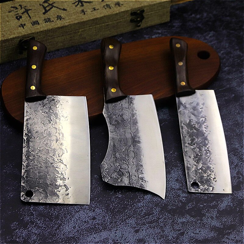 Manganese-steel forging sharp chef knife household kitchen knife multi-purpose chef knife slicer boning knife boning knife