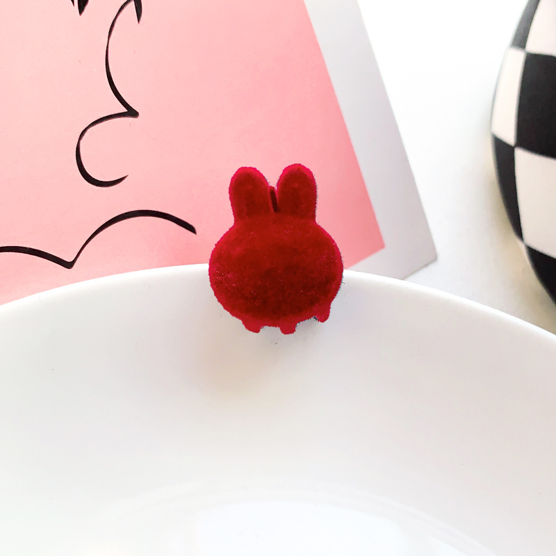 10/1Pcs Velvet Hair Claw Heart-shape Hair Clip Women Mini Size Claw Clip Solid Color Hairpin Barrettes Headwear Hair Accessories: A2