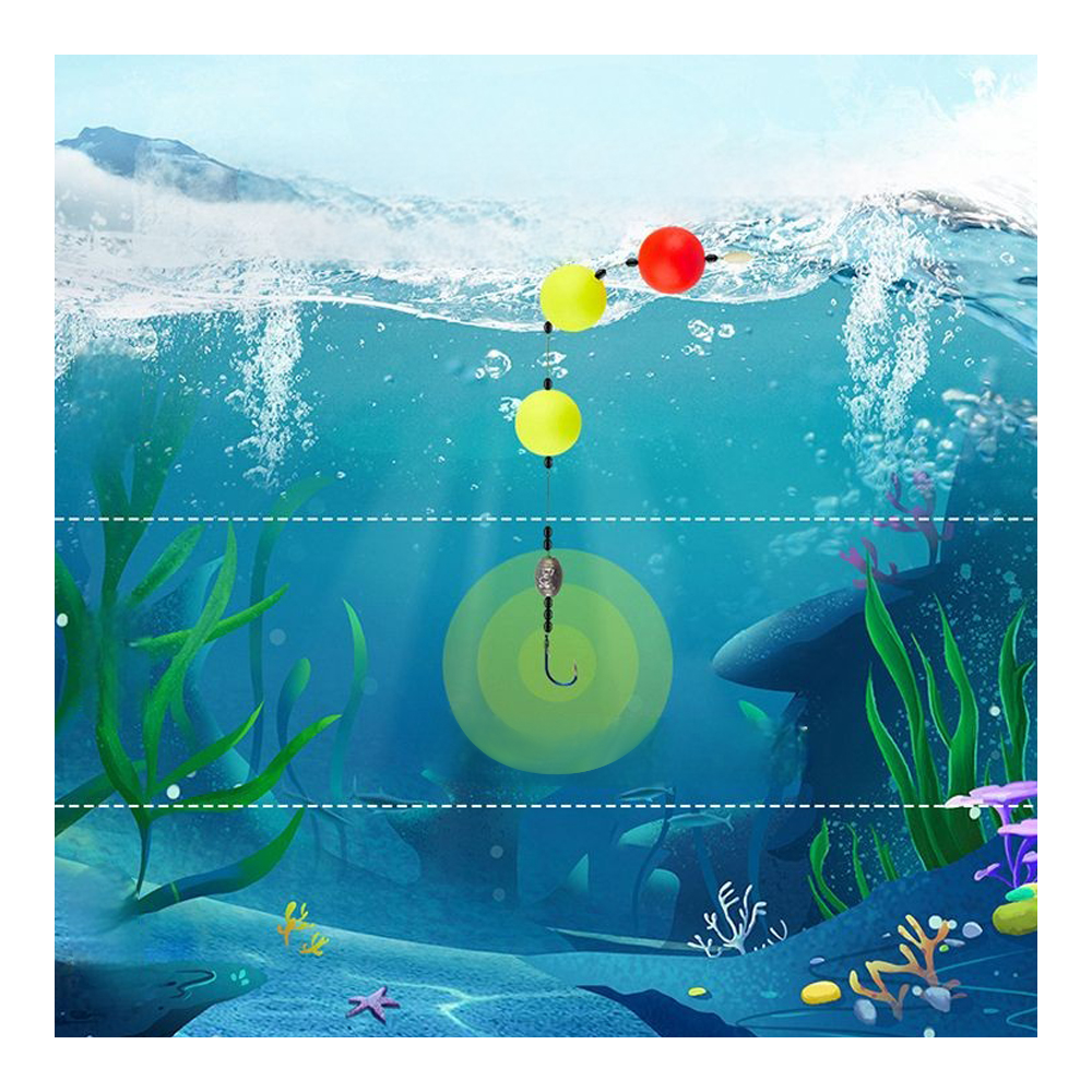 1 # -10 # EPS Float Ball Foam Ball Opvallende bonen Gemodificeerde Float Ball Float Sferische boei Vistuig Heldere kleuren