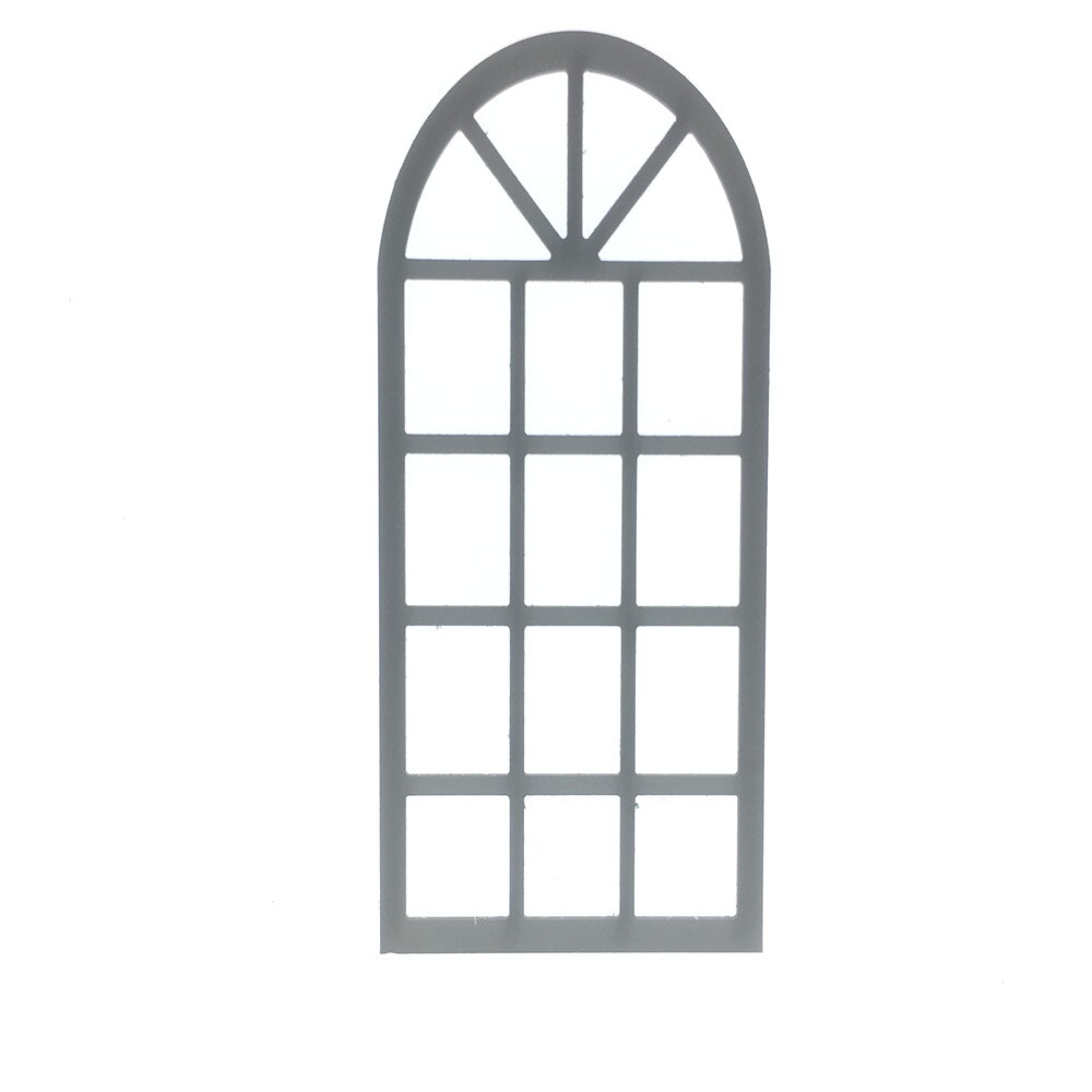 10pcs Building Model Material Window Doors Diy Hut Hand-assembled House Window Frames