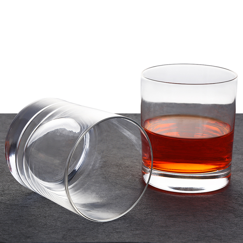 Klarkristall whiskyglas 10 oz skotsk glas gammaldags whisky stil glas för bourbon rom glas bar whisky