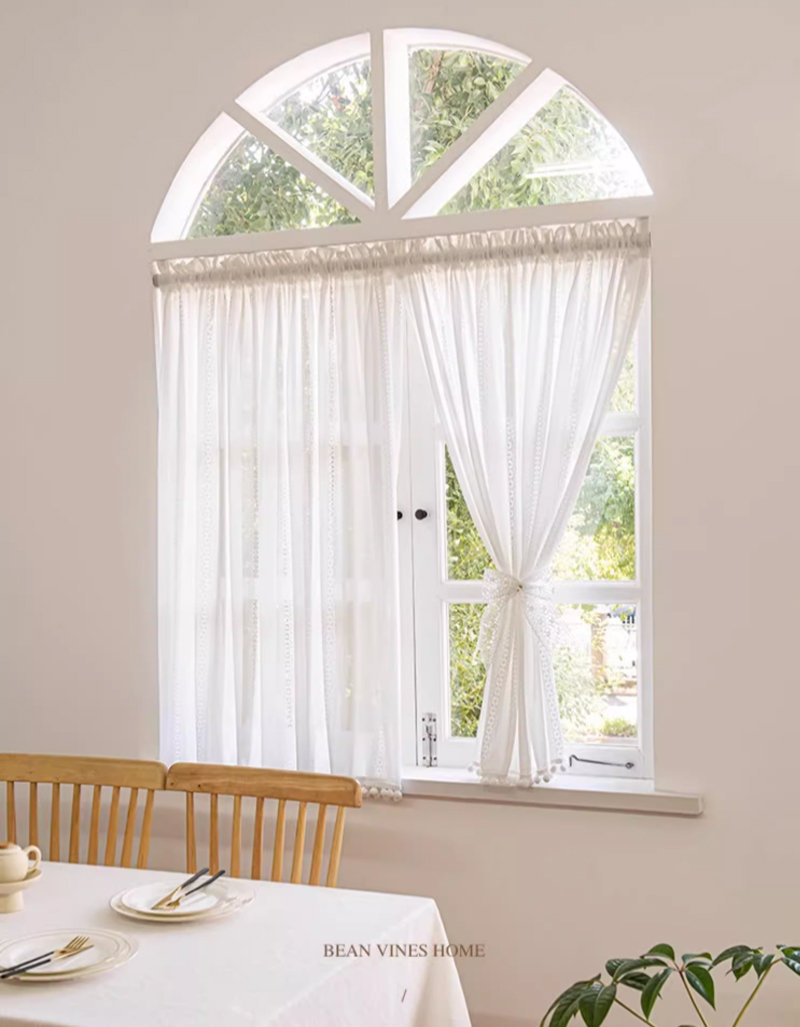 Verduisteringsgordijn, keuken erker kort gordijn, half gordijn, slaapkamer balkon deurgordijn, raam pure, pure gordijn