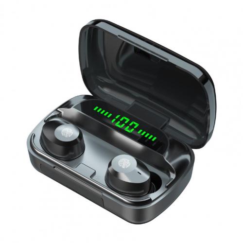 M5 TWS Bluetooth 5,1 kabellos in-Ohr Kopfhörer Ohrhörer Headset mit LED Digital Anzeige für Heimat Fitnessstudio Büro Kopfhörer ABS: Ursprünglich Titel