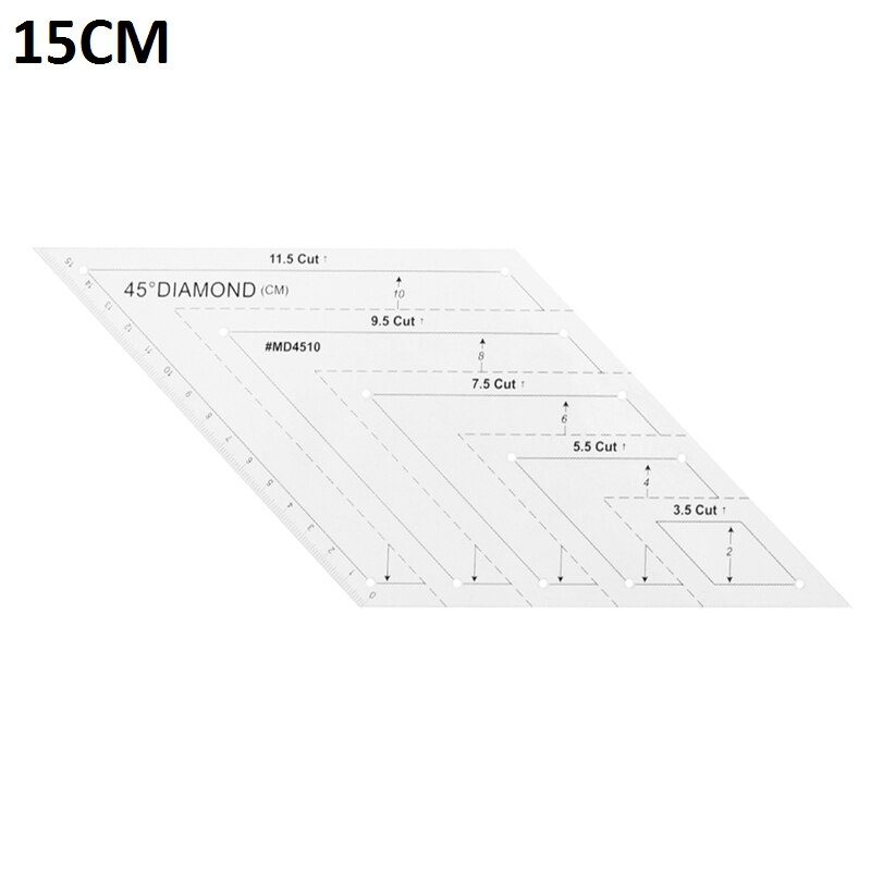 Clear Multifunction Acrylic Patchwork Curve Ruler Sewing Rulers Clothing Craft Tools Sewing Accessories Cloth Patchwork Ruler: I