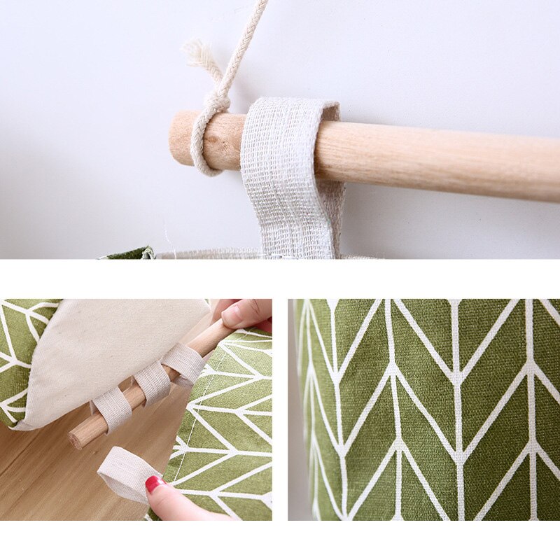 3 Grids Wall Opknoping Organisator Opbergtas Met Speelgoed Decor Pocket Pouch