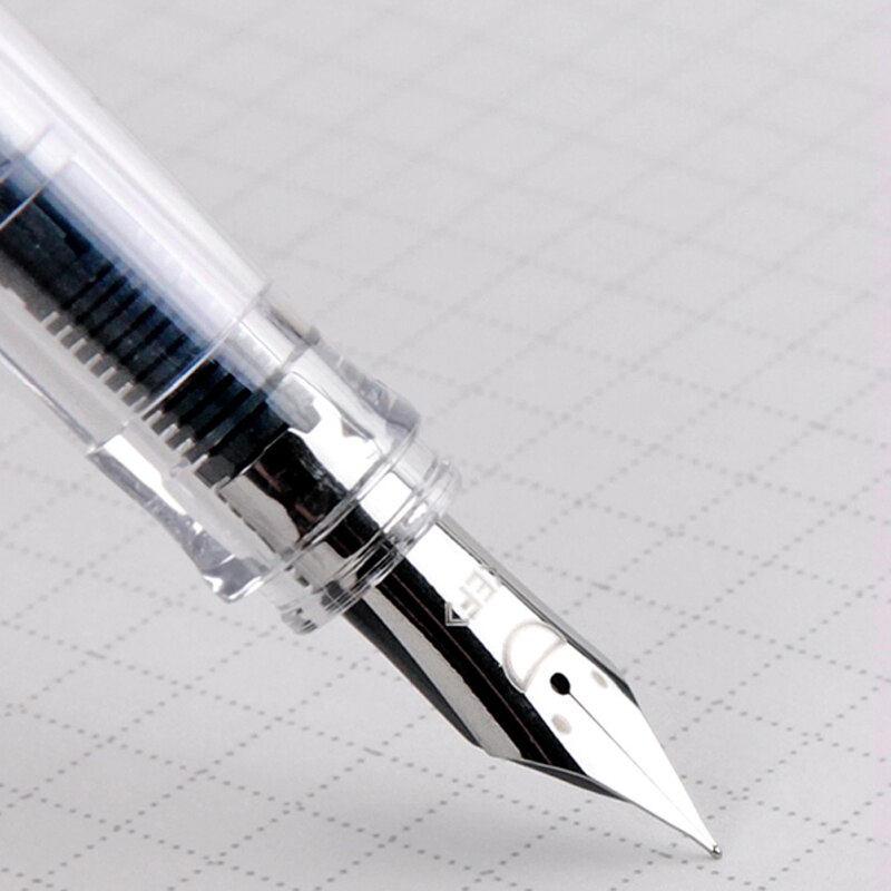 1Pcs Japan PILOT kakuno smile pen FKA-1SR EF / F / M transparent rod limited edition ABS resin material student practice pen