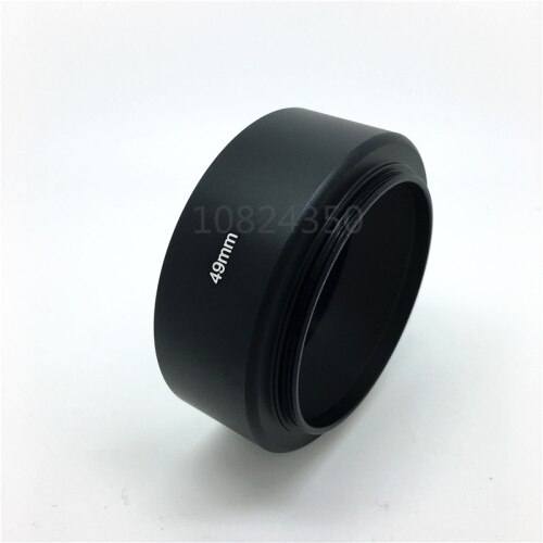 2in1 1 set 49mm Metalen Standaard Zonnekap 58mm Lensdop voor Sony 35/f1.855/1.8 50mm/1.8 standaard focus lens metalen hood