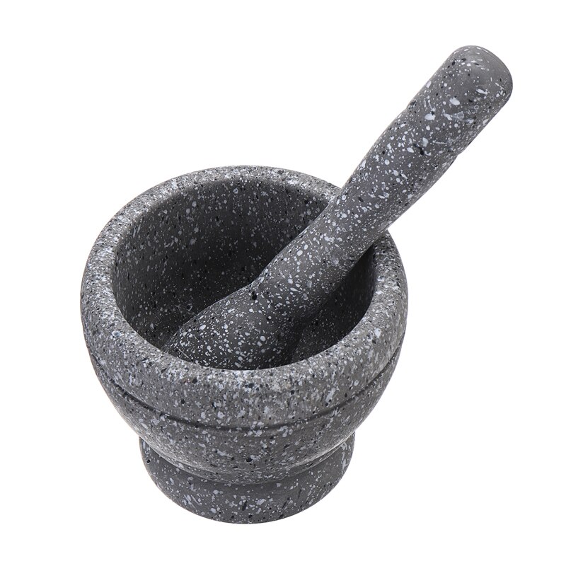 Resin Mortar Pestle Tool Set 11 Cm Large Mortar Kitchen Herbs Spices Food Shreding Grinding Tool For DIY Sauce Making Mills