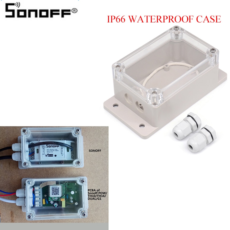 Sonoff IP66 Waterdichte Cover Case Voor Sonoff Basic/Rf/Dual/Pow/TH16/G1 Smart Home domotica Draadloze Smart Home