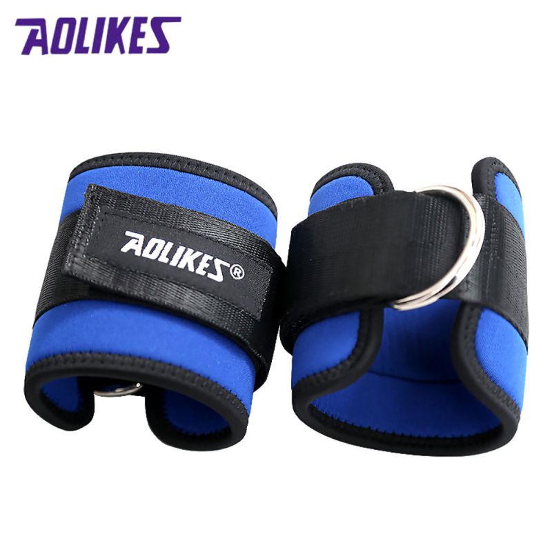 Remise en forme réglable d-ring sangles de cheville Support de pied cheville protecteur Gym jambe pull avec boucle sport pieds garde