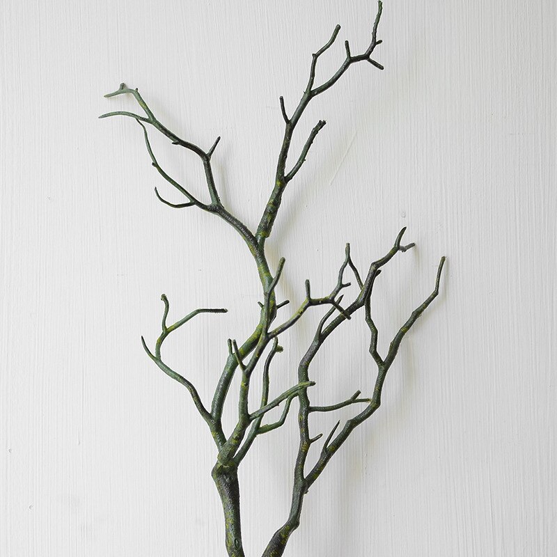 Simulation Plastic Tree Branches Twig Plants Home Wedding Decor Home 35cm christmas tree decorative artificial plants: Green