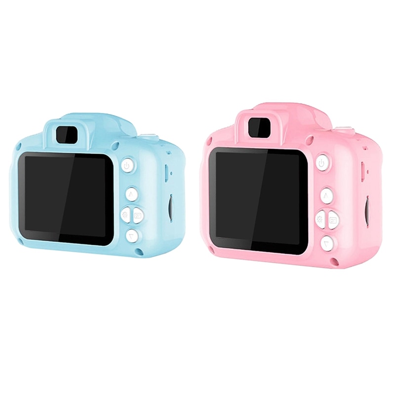 2 Inch HD Sn Chargable Digital Mini Camera Kids Cartoon Cute Camera Toys Outdoor Photography Props for Child Birthday