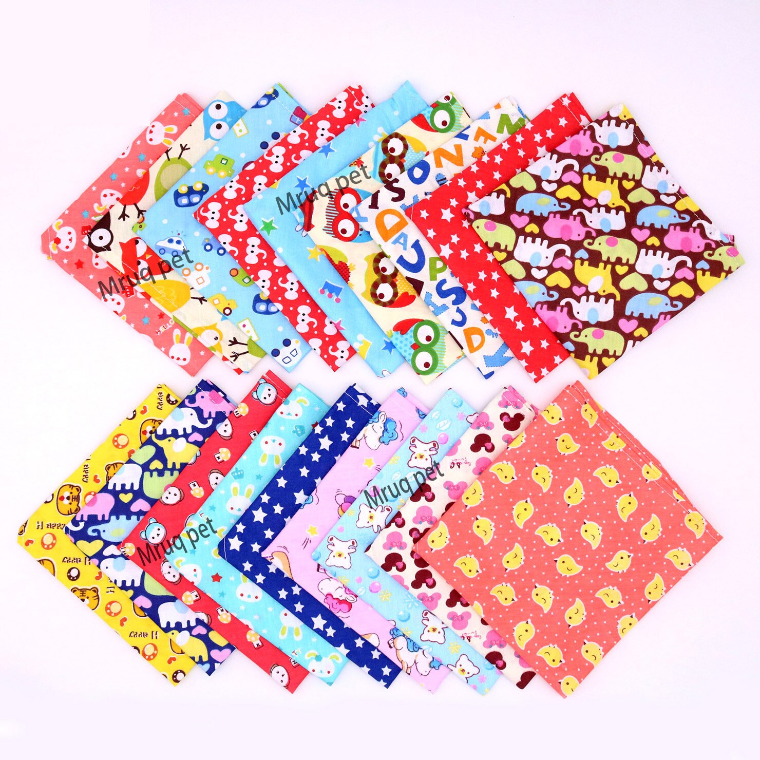 10Pcs Pet Puppy Hond Sjaal Bandana Verstelbare Hond Strikjes Hond Grooming Bandana Hond Accessoires Dierbenodigdheden S/M