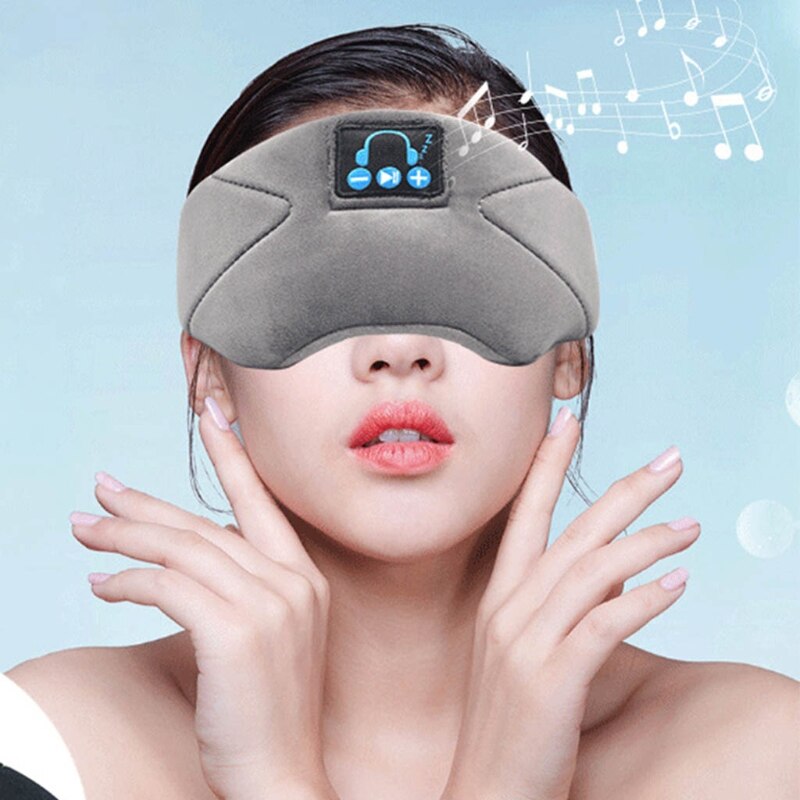 Bluetooth Wireless Relieve Fatigue Shading Sleeping Eye Mask Music Headphones Soothing Noise Reduction Sleep Aid Goggles