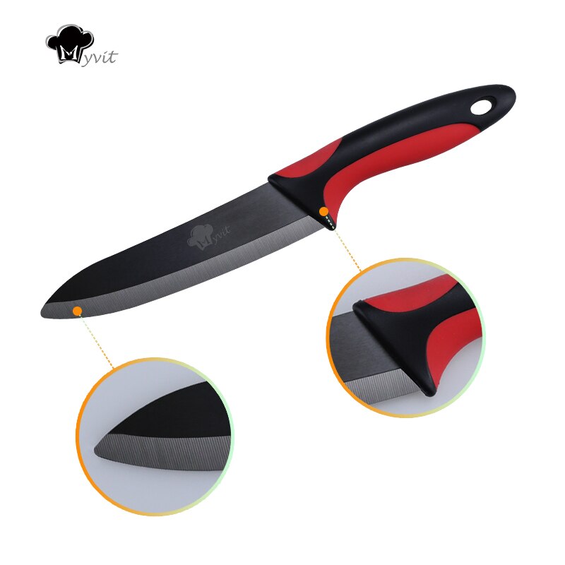 Kitchen Ceramic Knife 3 4 5 6 inch + Peeler Chef Paring Utility Slicing Fruit Vegetable Knife Black Blade Kitchen Cooking Tool