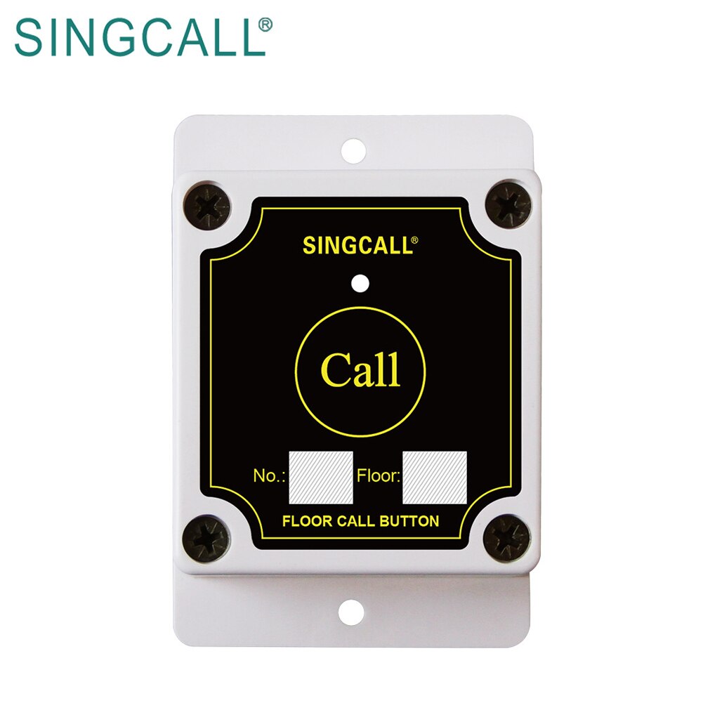 Singcall Draadloos Oproepsysteem Call Bell Voor Bouwplaats, Enkele Sleutel Touch Caller APE500