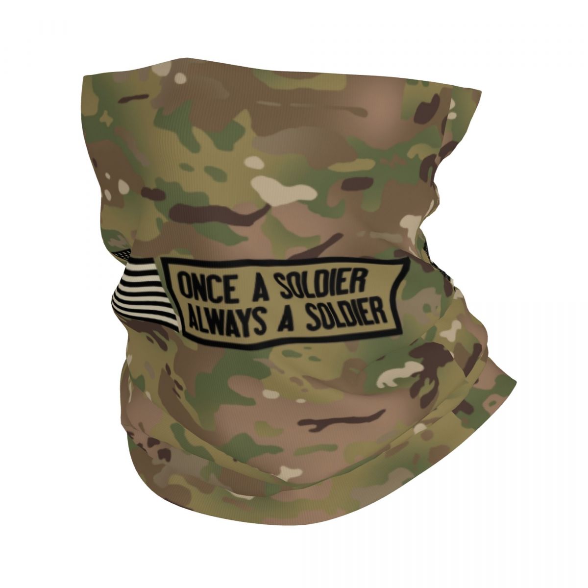Polaina de cuello de camuflaje Digital verde NWU personalizada, protector facial UV para hombres y mujeres, pañuelo de invierno para senderismo: Lavanda