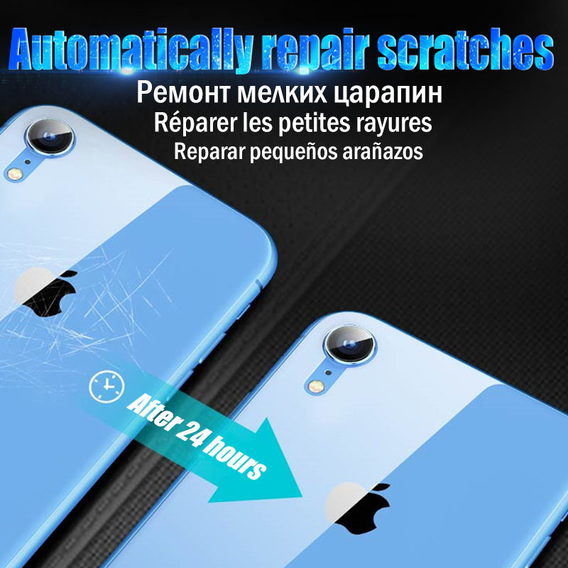 99D Back Protective Hydrogel Film For iPhone X Xr Xs Max 11 Pro Full Screen Protector Film On iPhone 11 Pro Max X Film Not Glass