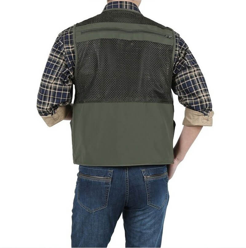 Waterdichte Vissen Vesten Ademend Multi Pocket Mesh Jassen Fotografie Vest Zwemmen Zeilen Vissen Sneldrogende Vest