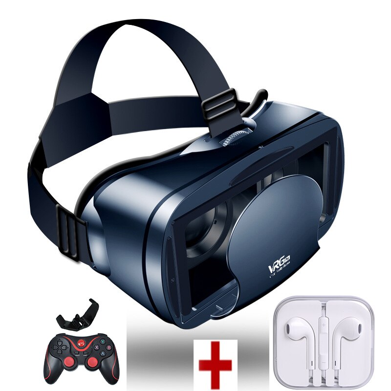 ZK50 VRG Pro occhiali 3D VR schermo intero realtà virtuale occhiali grandangolari visivi VR cuffie per telefoni cellulari da 5 a 7 pollici: H