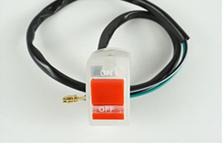 Universal Motorcycle Handlebar Switch ON OFF Button Flameout for Moto Motor Bike Black: E