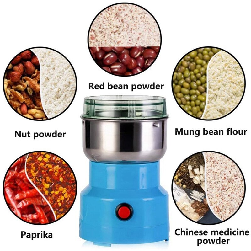 Multifunction Smash Machine Portable Electric Cereals Grain Grinder Mill Spice Grinding Tool for Nut Coffee Bean Us Plug