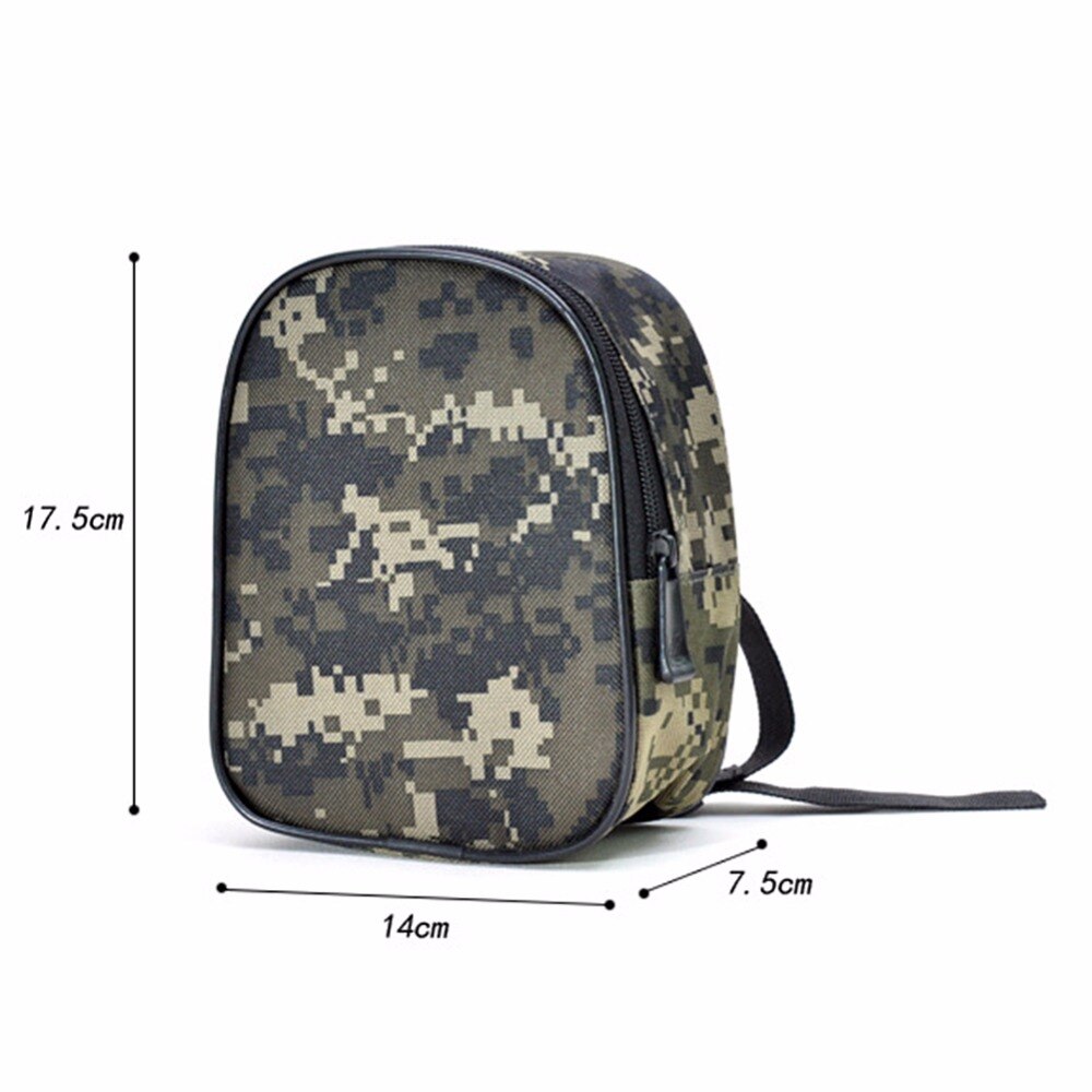 Bolsa de carretes de Pesca portátil, multifuncional, carrete de Pesca giratorio, funda protectora, bolsa de camuflaje, bolsa de engranaje mediano, Pesca 123