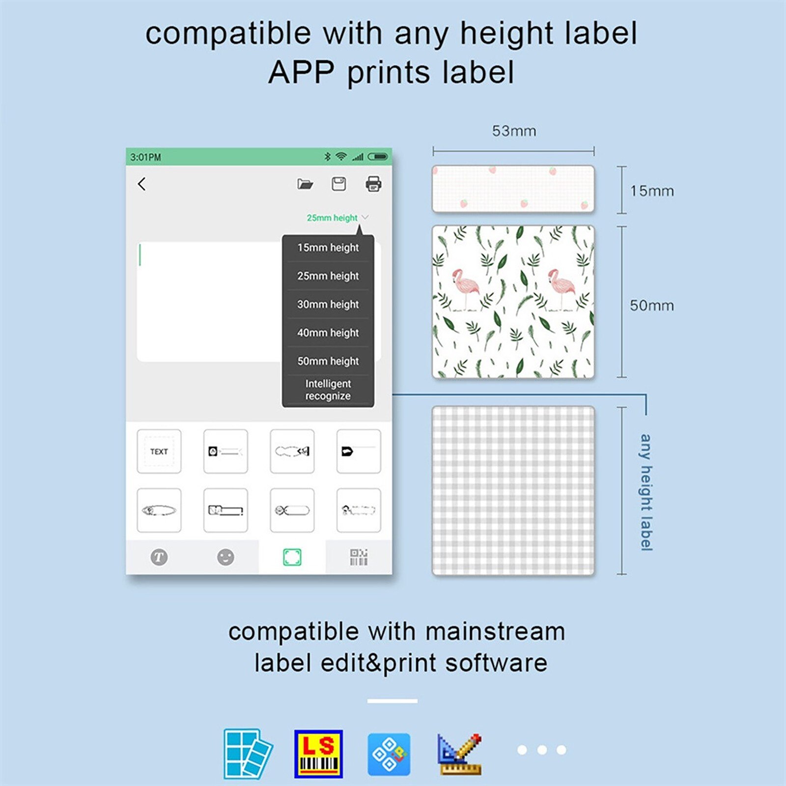 Mini Draagbare Thermische Printer 7Roll Paper Photo Pocket Thermische Printer 58 Mm Printing Draadloze Bluetooth Android Ios Printers